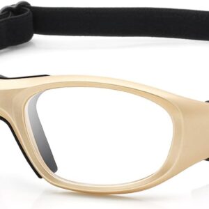 UKNOW Sports Goggles, Anti Fog Protective Eyewear, UV Protection Sports Glasses for Basketball, Racquetball, Pickleball