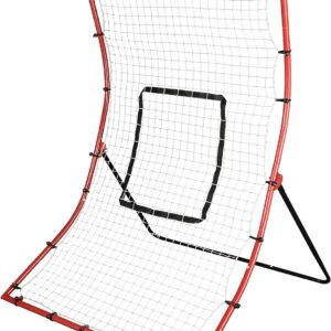 Franklin Sports Baseball Rebounders + Pitchback Nest – Pitch Return Trainer + Rebound Net with Attachable Pitching Target- All Angle Fielding Rebound Net for Grounders + Pop Flies
