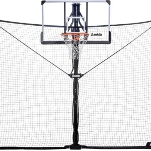 Franklin Sports Defender Net Pro – 10ft. x 8ft. Rebounder – Easily Fold and Quick Install – Defensive Net System, Black