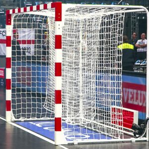 Heavy Duty 1/16” Handball Goal Nets (White) (Single or Pair) – Professional Quality for Your Handball Court [Net World Sports]
