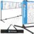 Portable Pickleball Net Badminton Net for Driveway Backyard Kid’s Volleyball Net Set System with Carrying Bag Height Adjustable Multi Sports Net for Junior Tennis, Kids Volleyball, Soccer