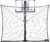 Franklin Sports Defender Net Pro – 10ft. x 8ft. Rebounder – Easily Fold and Quick Install – Defensive Net System, Black