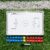 FORZA 18in x 12in Double-Sided Sports Coaching Whiteboard | 13 Sports Options – Magnetic Markers, Pen, and Eraser Included